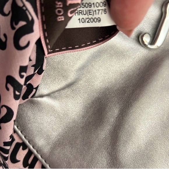 Vintage Juicy Couture Black Velour Tote Bag – Y2K Era - Picture 6 of 6